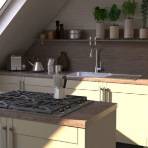 Cucina LPG/ TOWN 2 Open bruner  counter top